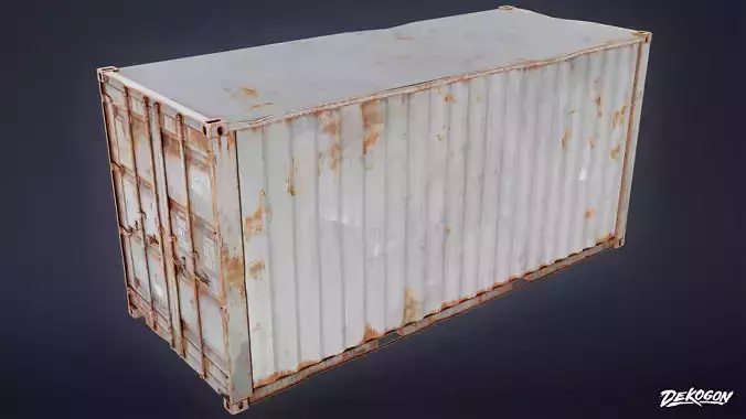 INDUSTRIAL - Connex Container 01 - LOW POLY AND NANITE