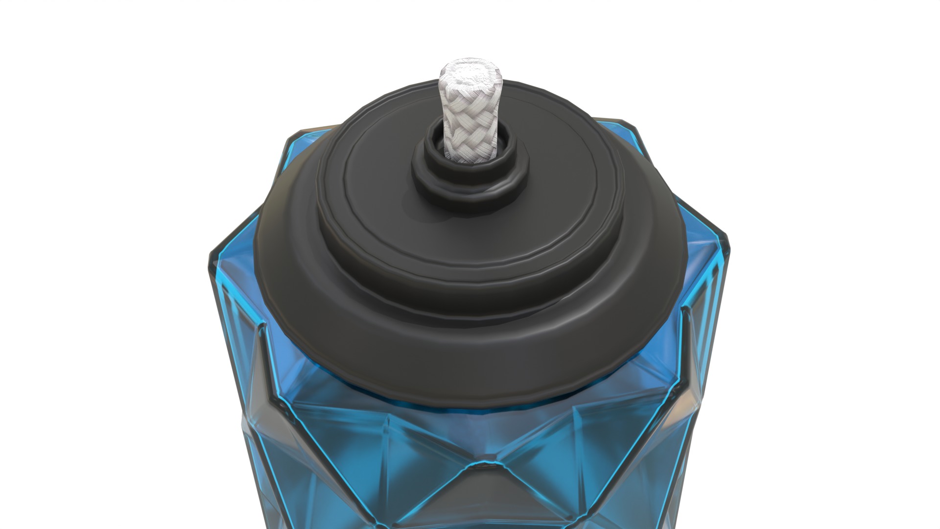 Glass Tiki Torch 3D model_3