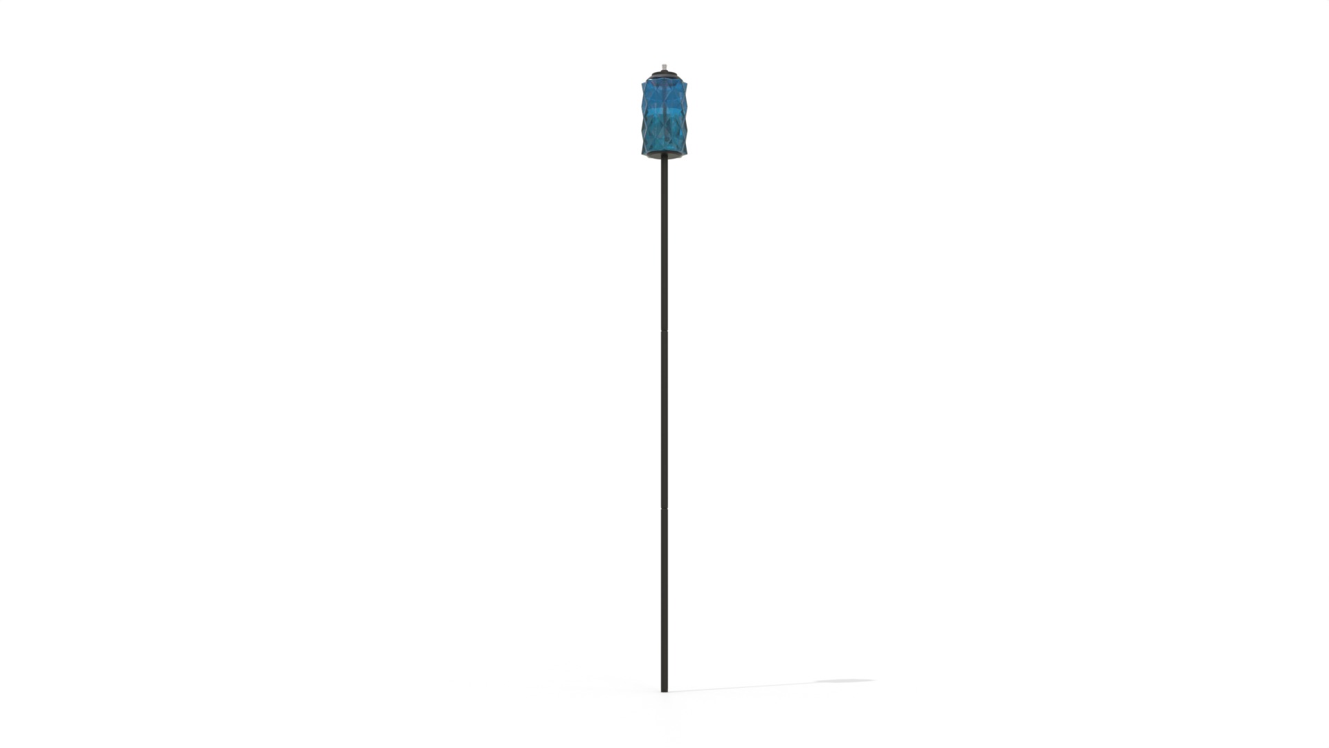 Glass Tiki Torch 3D model_1