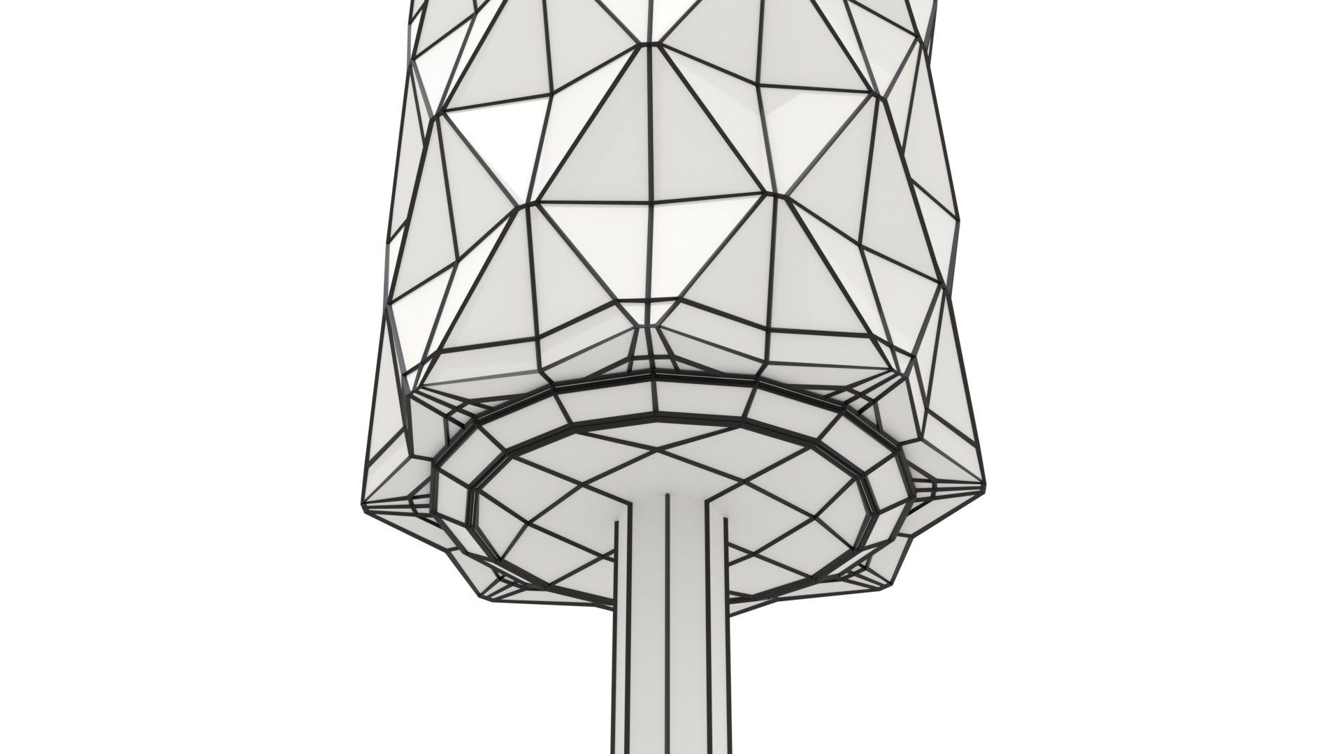 Glass Tiki Torch 3D model_10