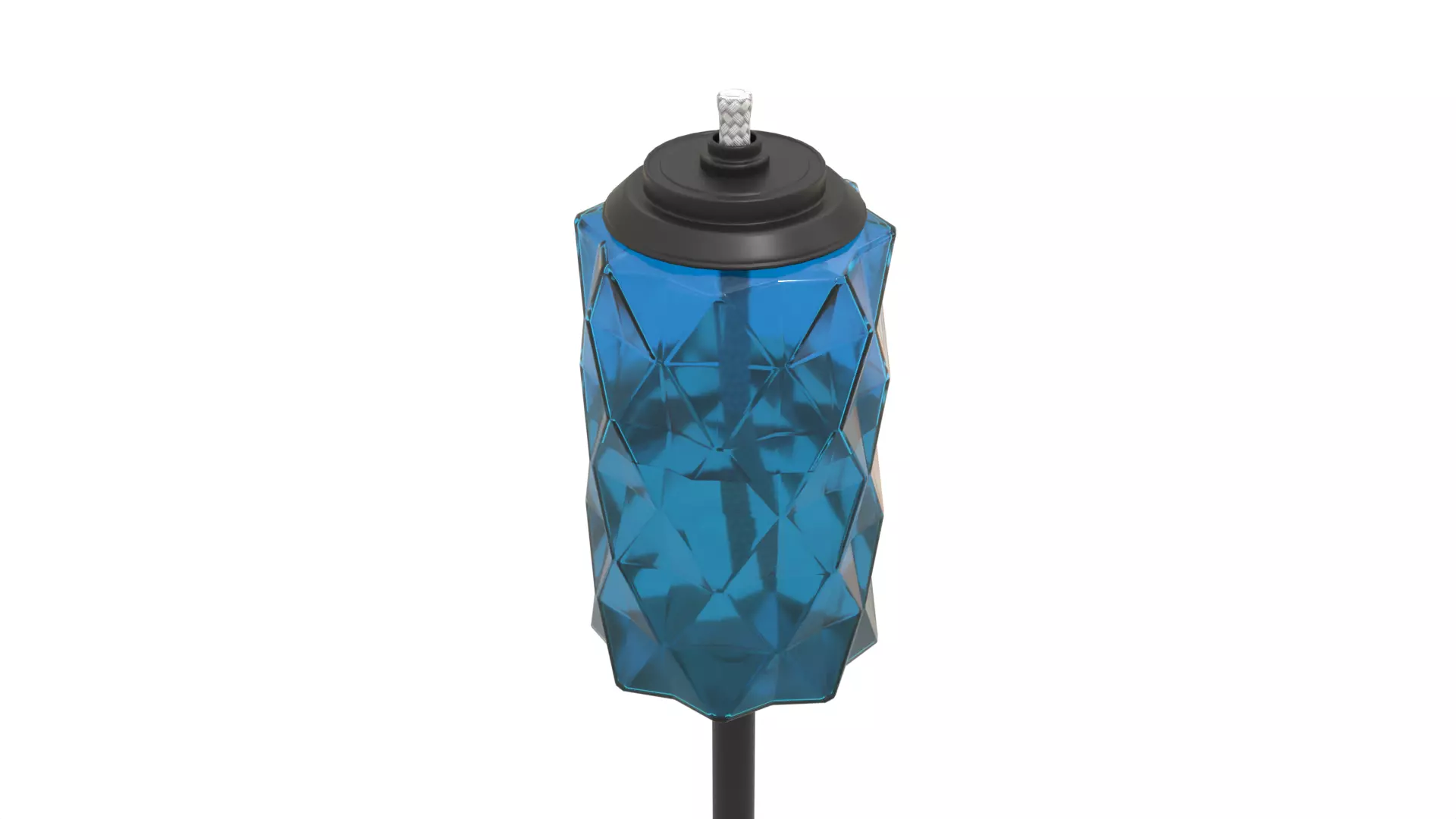 Glass Tiki Torch 3D model_0