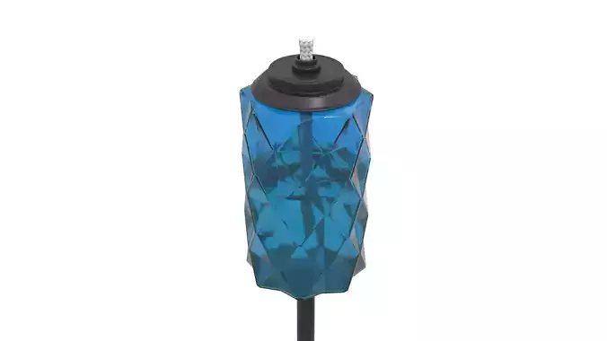 Glass Tiki Torch