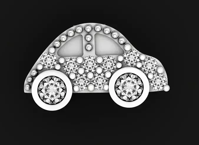 car brooch 1372