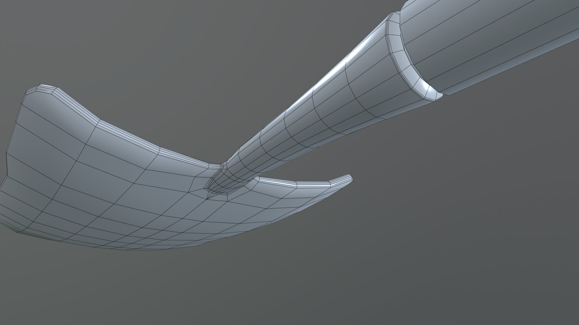 Shovel Low Poly PBR Game Asset Low-poly 3D model_14