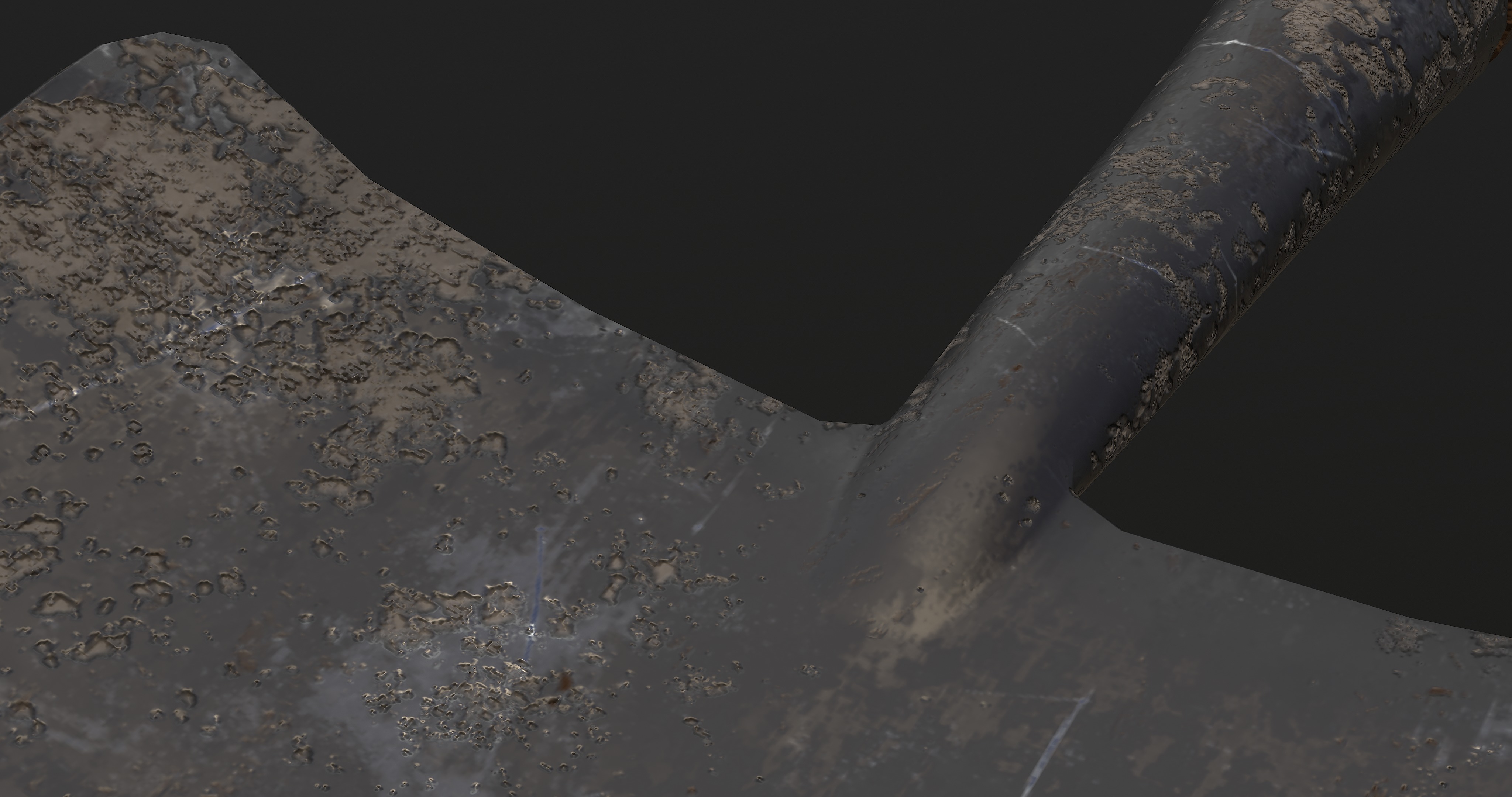 Shovel Low Poly PBR Game Asset Low-poly 3D model_11