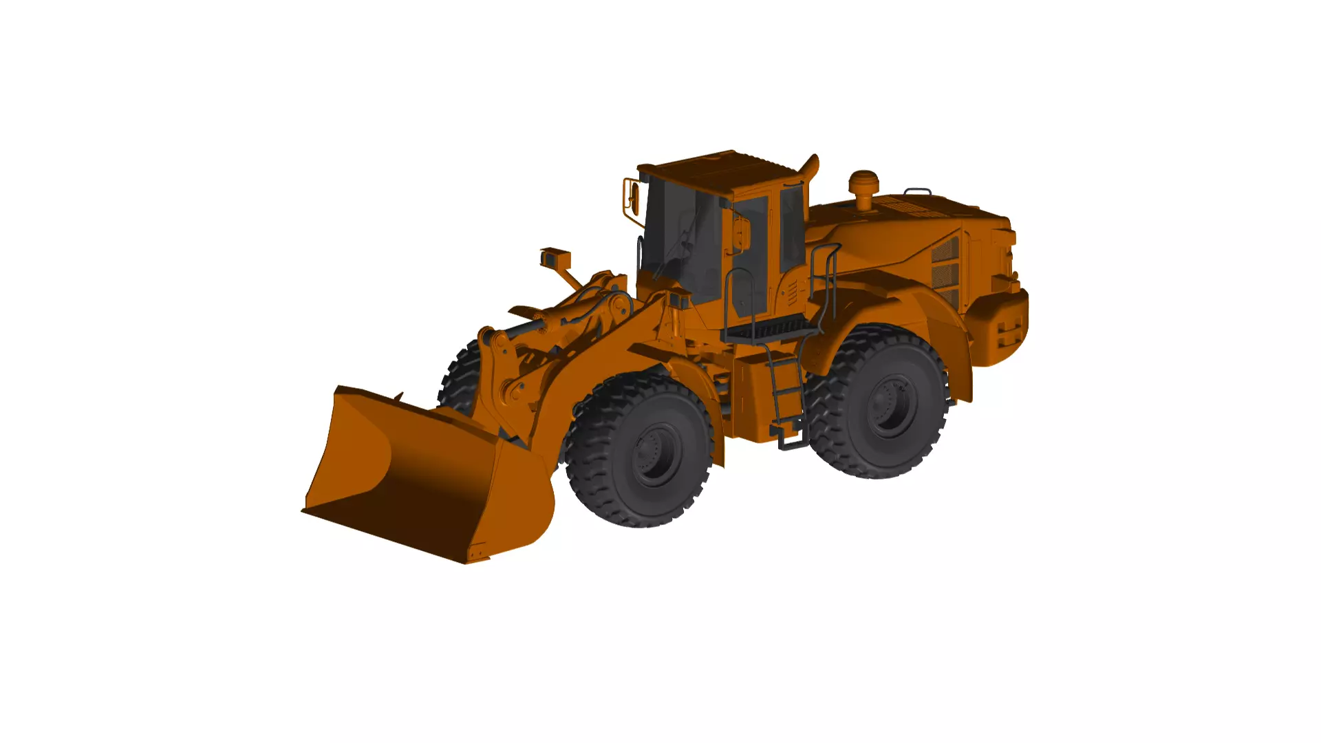 Hitachi loader  3D model_0