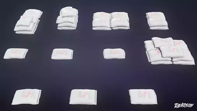 INDUSTRIAL - Food Stack 01 - LOW POLY AND NANITE