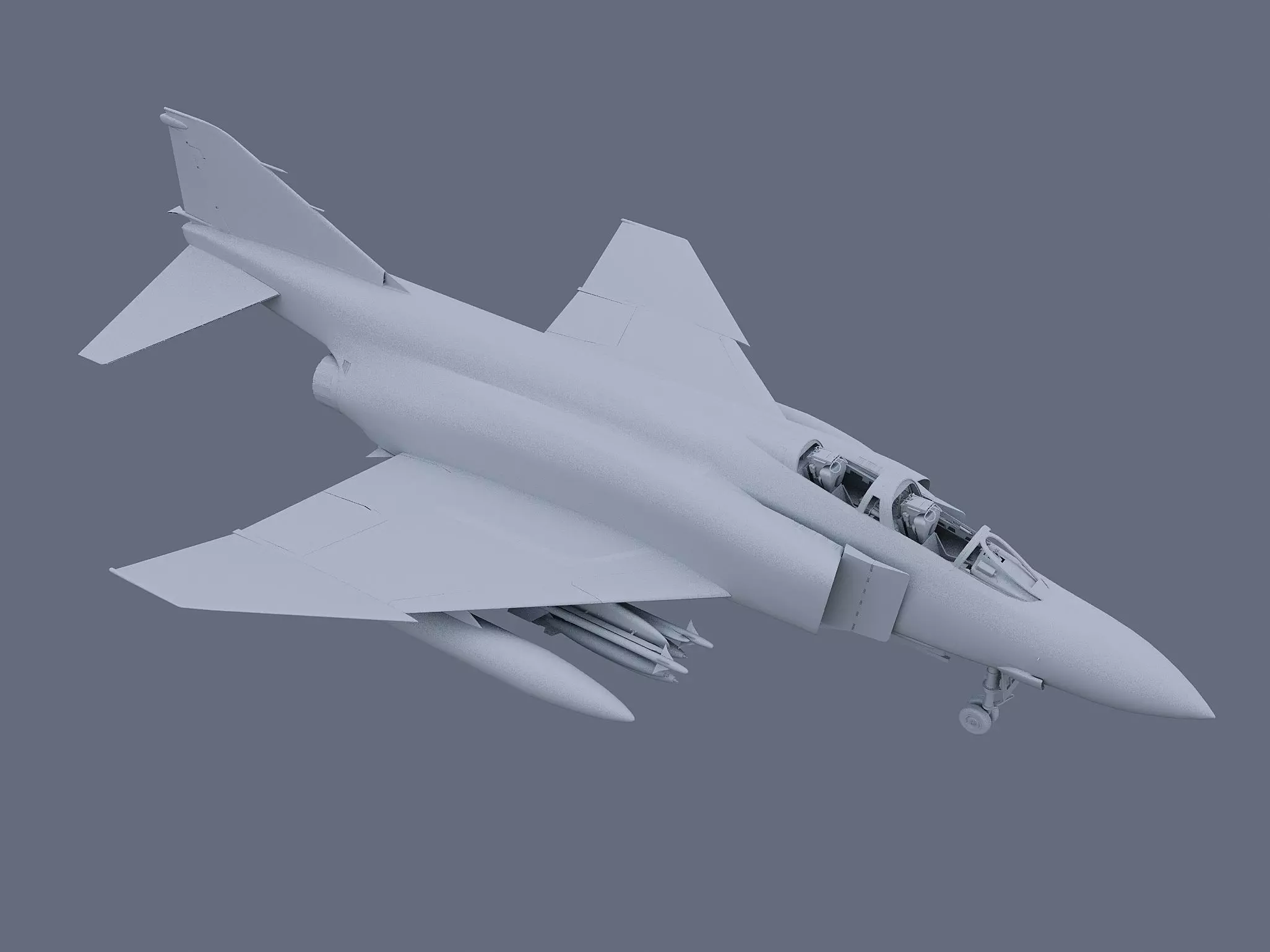 F-4J Fantom 3D model_0