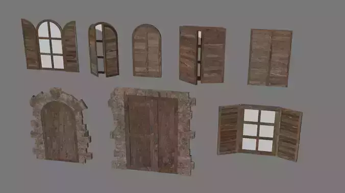 Medieval Windows and Doors