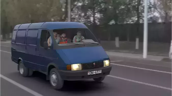 Gaz Gazelle 2705  3D model