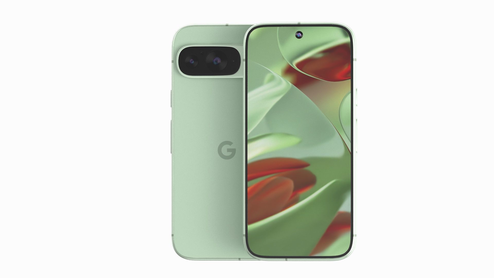 Google Pixel 9 Wintergreen 3D model_1