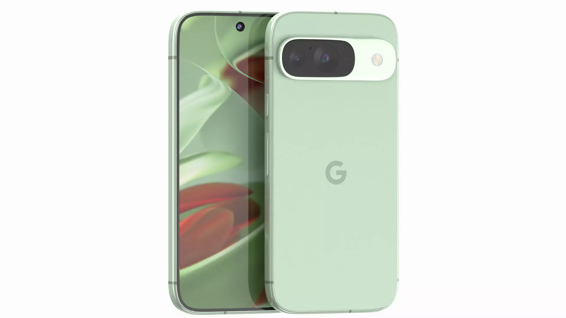 Google Pixel 9 Wintergreen 3D model_0