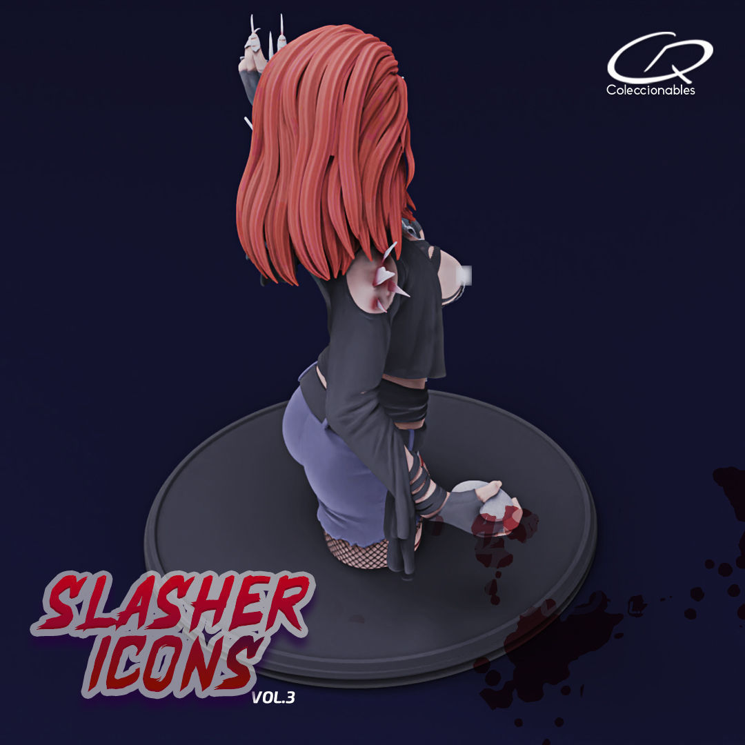 Slasher Icons - Return of the living Dead 3 - Mindy Clark  3D print model_8
