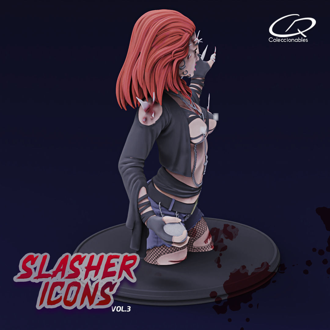 Slasher Icons - Return of the living Dead 3 - Mindy Clark  3D print model_3