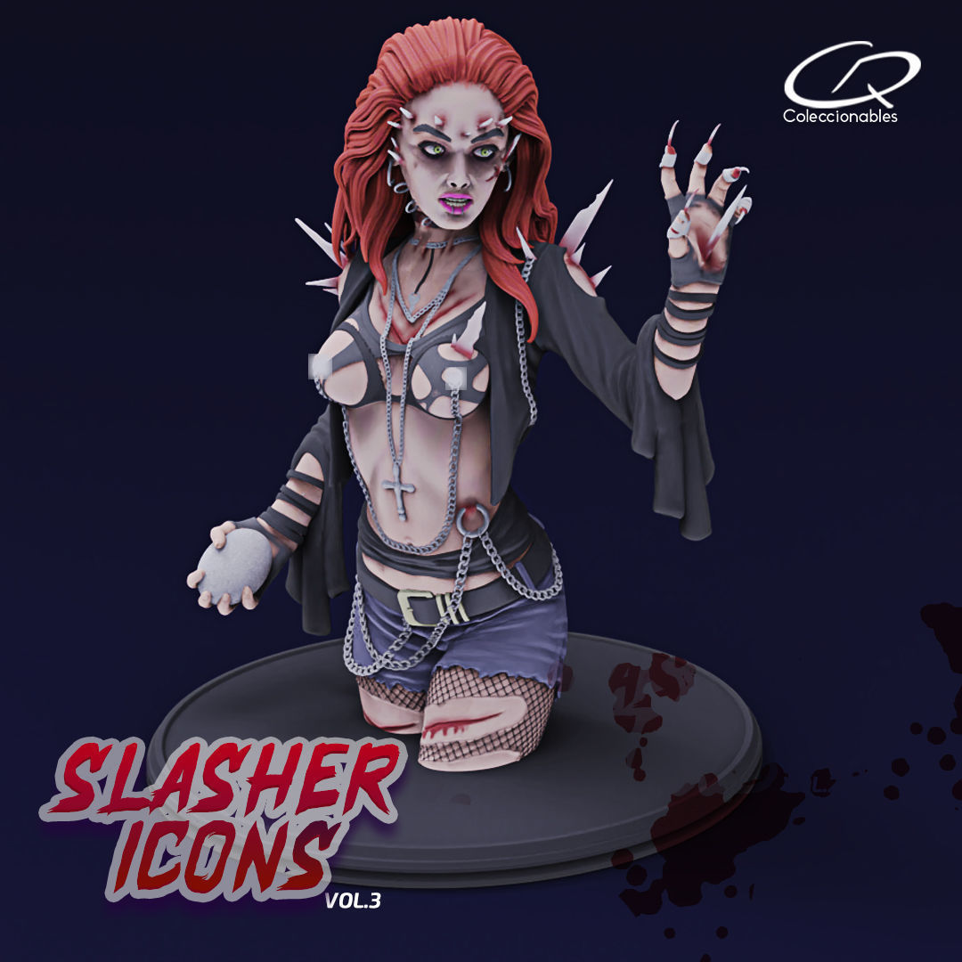 Slasher Icons - Return of the living Dead 3 - Mindy Clark  3D print model_2