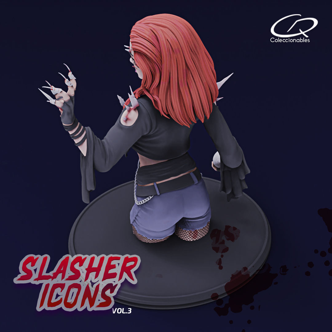 Slasher Icons - Return of the living Dead 3 - Mindy Clark  3D print model_9