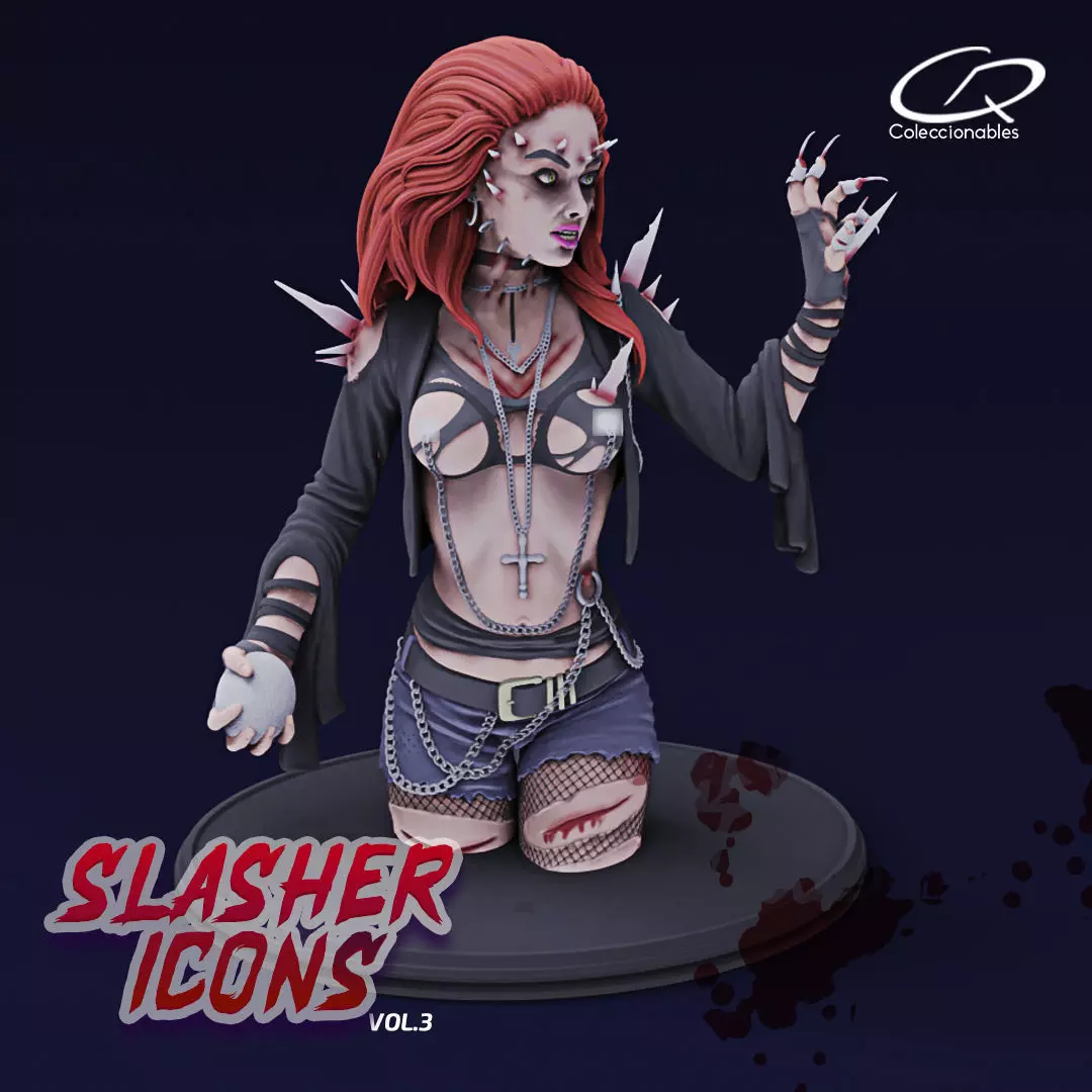 Slasher Icons - Return of the living Dead 3 - Mindy Clark  3D print model_0