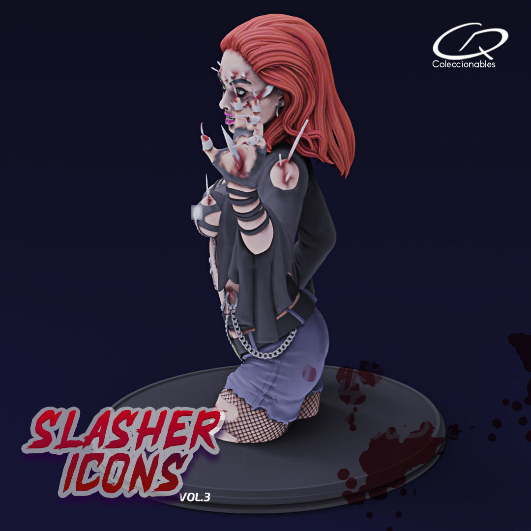 Slasher Icons - Return of the living Dead 3 - Mindy Clark  3D print model_4