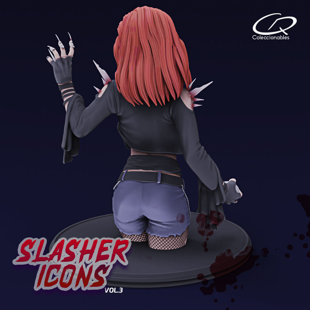 Slasher Icons - Return of the living Dead 3 - Mindy Clark  3D print model_1
