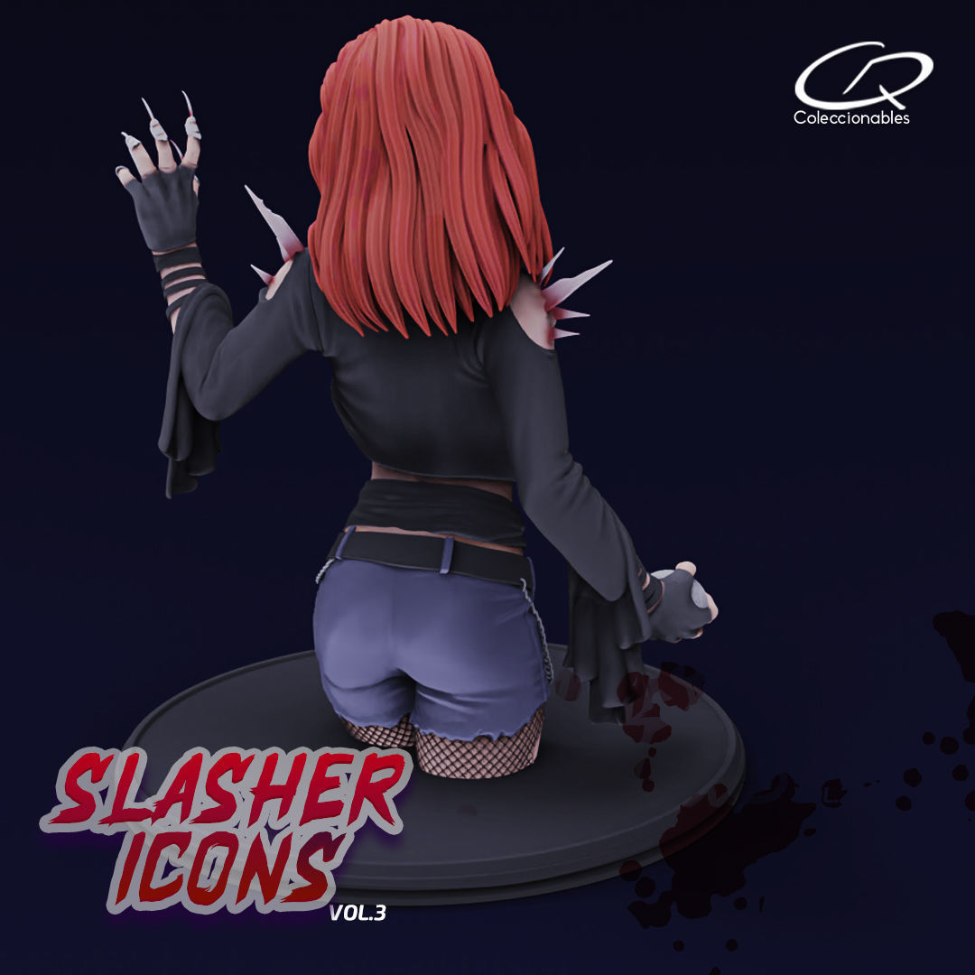 Slasher Icons - Return of the living Dead 3 - Mindy Clark  3D print model_5