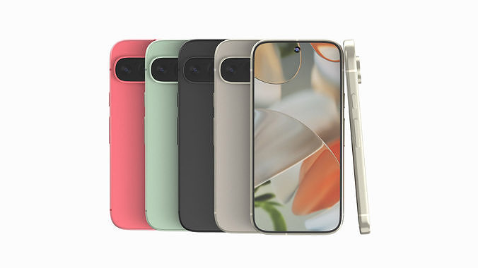 Google Pixel 9 All Colors 3D model