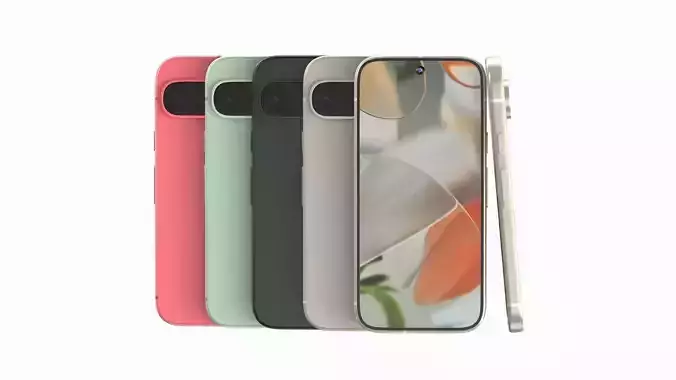 Google Pixel 9 All Colors 3D model