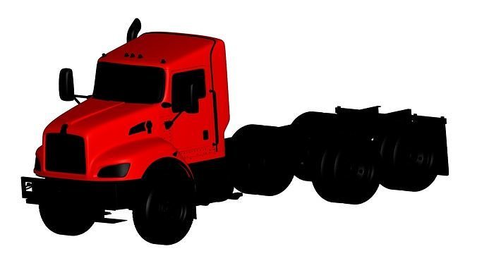 Kenworth T470 Truck  3D model