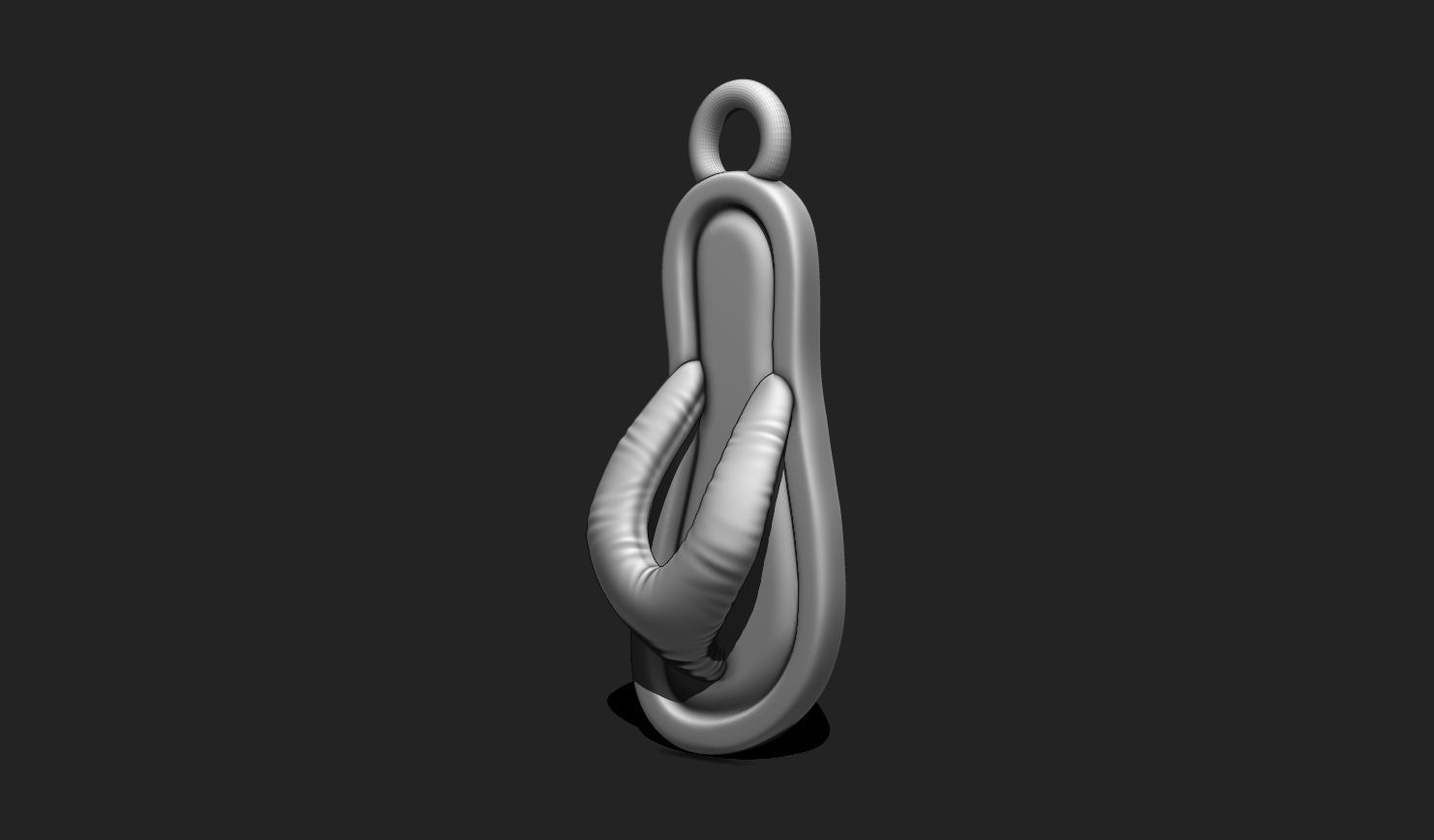 Slipper - Flip-Flop - Sandals - Necklace - Jewelry - Keychain 3D print model_7