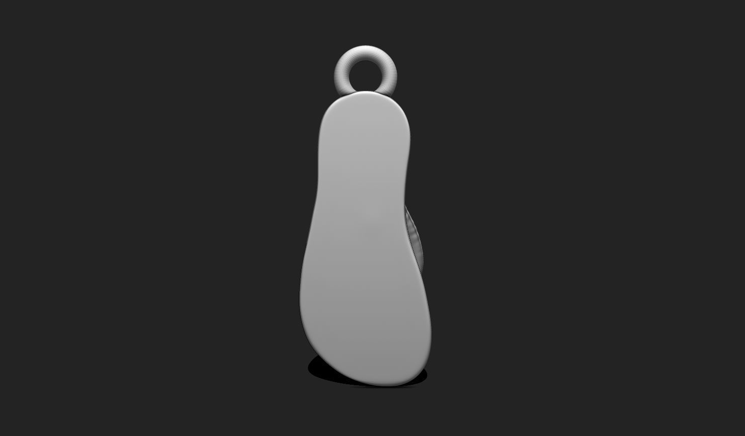 Slipper - Flip-Flop - Sandals - Necklace - Jewelry - Keychain 3D print model_8