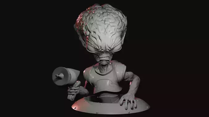 Saucer Man 3D print model