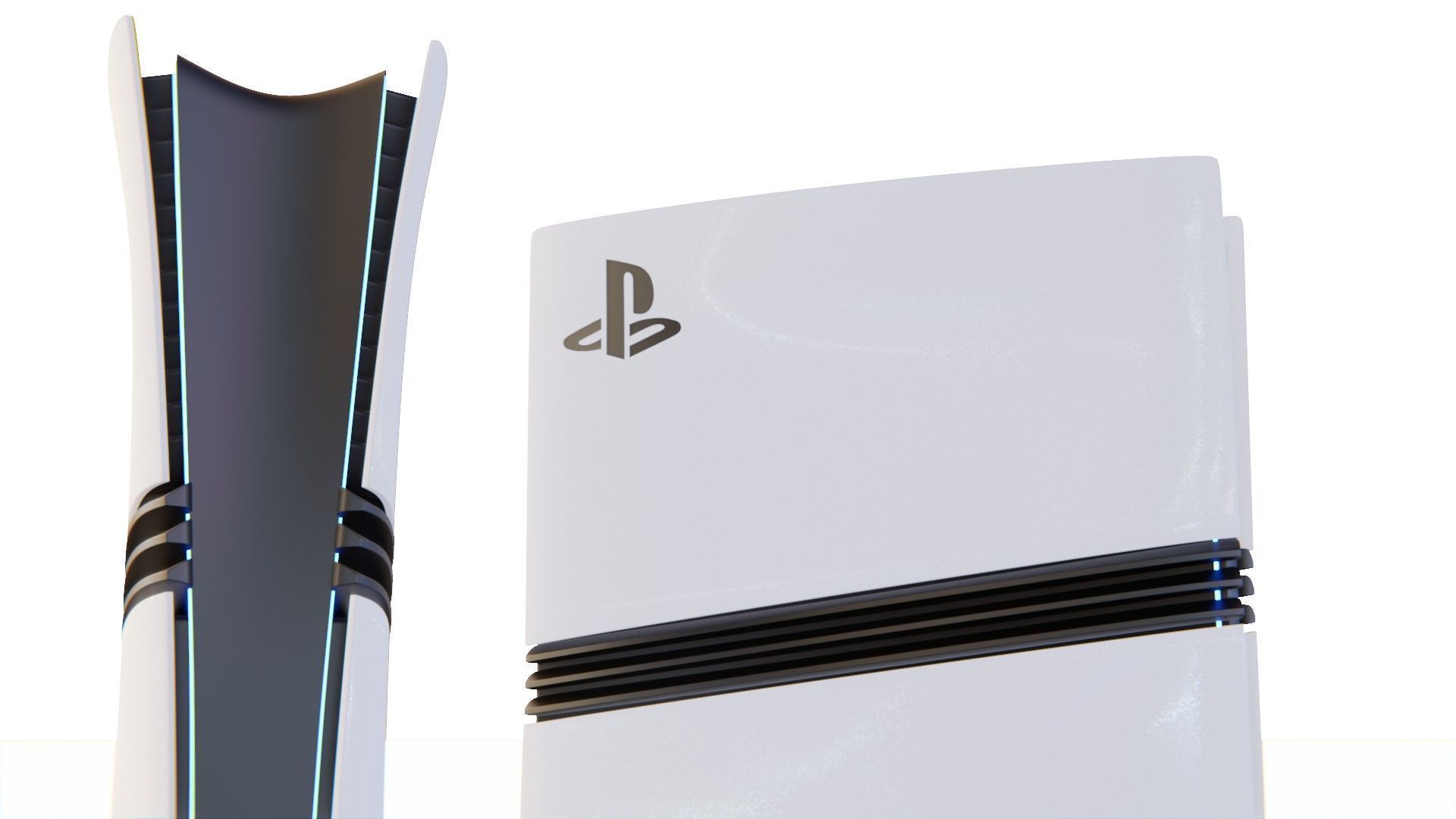 High-Poly 3D Model of PlayStation 5 Pro Console 3D model_7