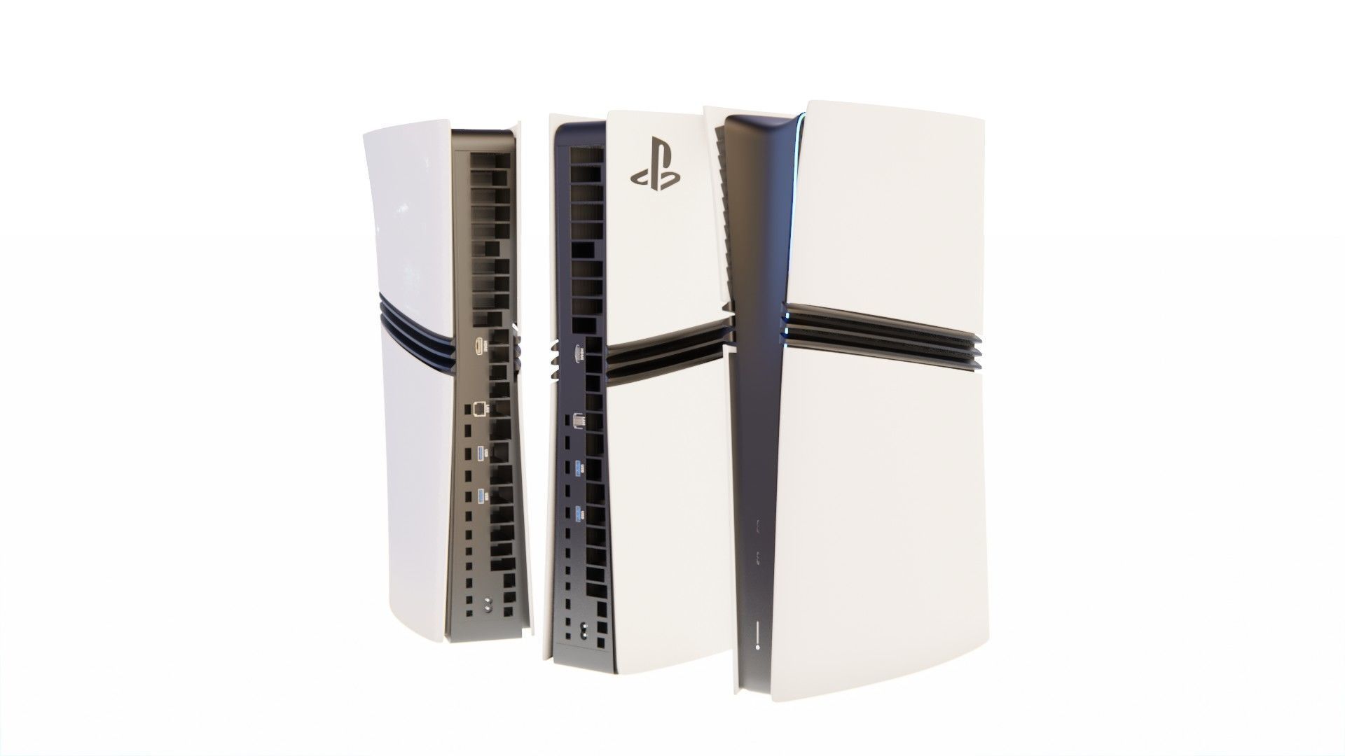 High-Poly 3D Model of PlayStation 5 Pro Console 3D model_1