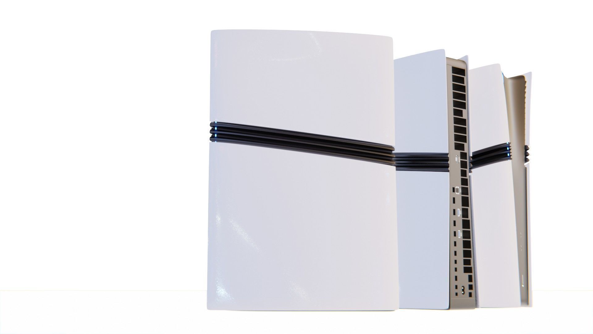 High-Poly 3D Model of PlayStation 5 Pro Console 3D model_2