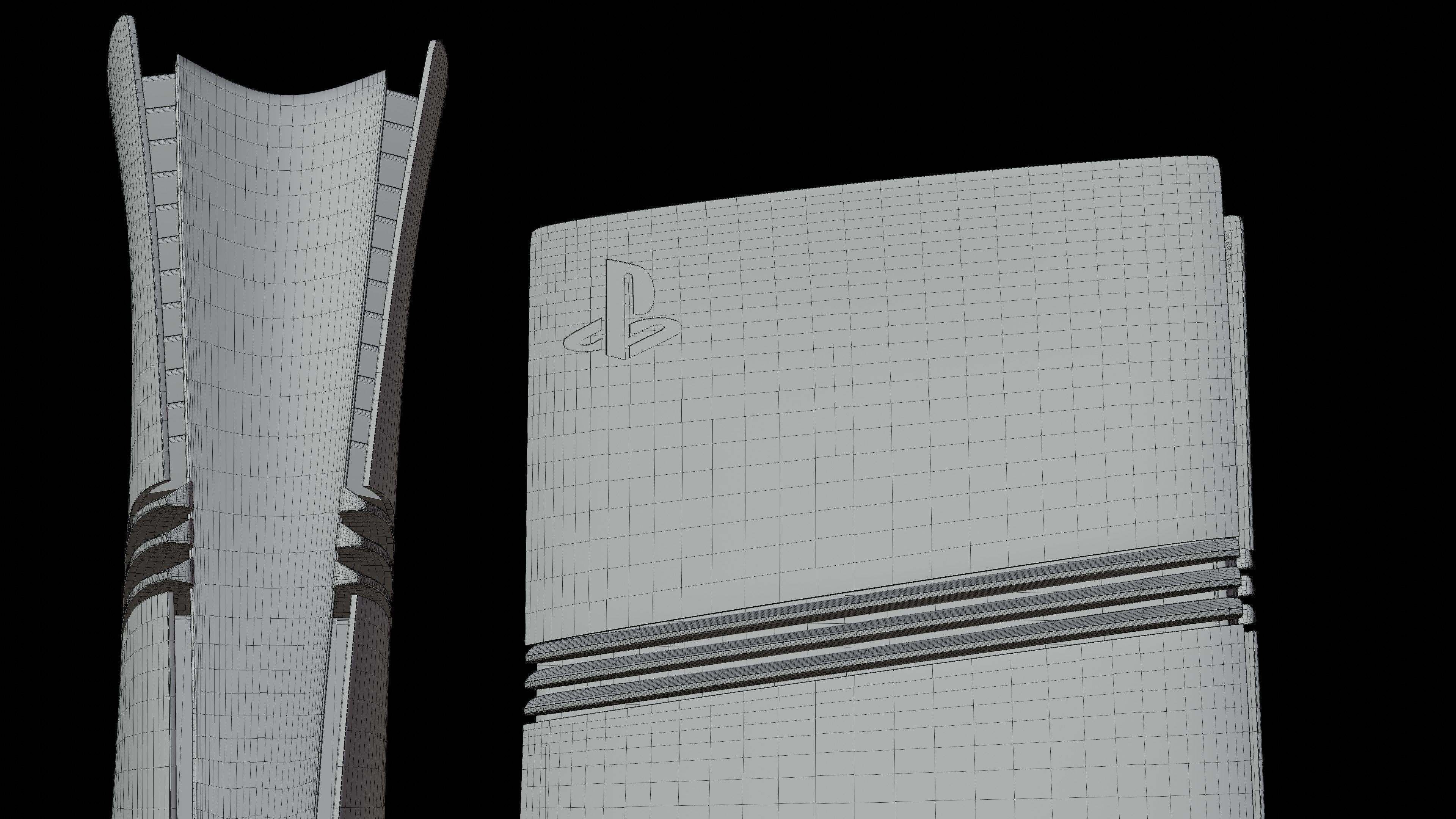High-Poly 3D Model of PlayStation 5 Pro Console 3D model_17