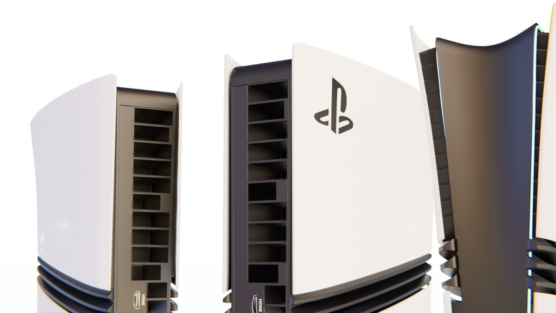 High-Poly 3D Model of PlayStation 5 Pro Console 3D model_3