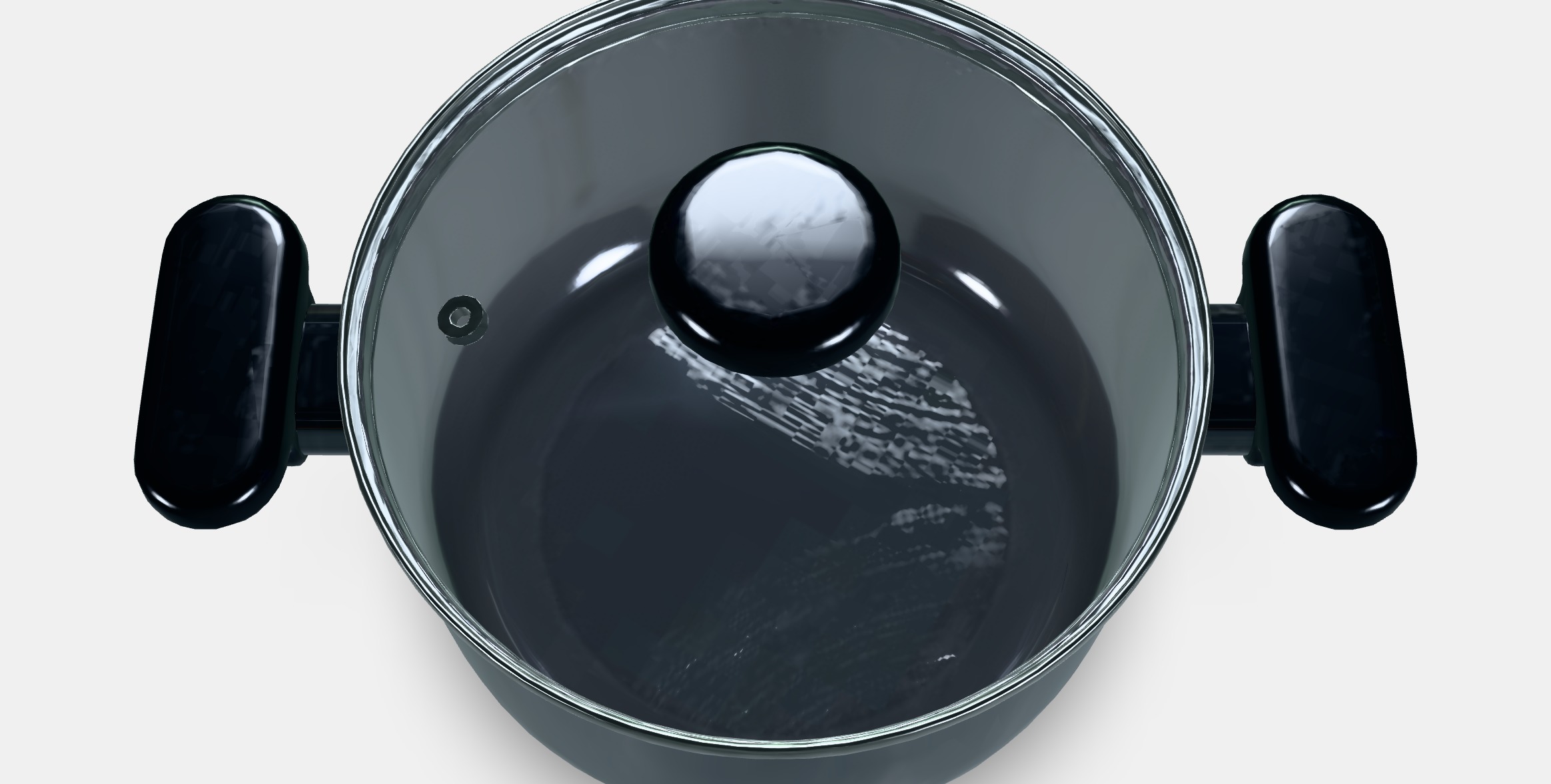 MIDDAGSMAT Pot with lid Low-poly 3D model_3