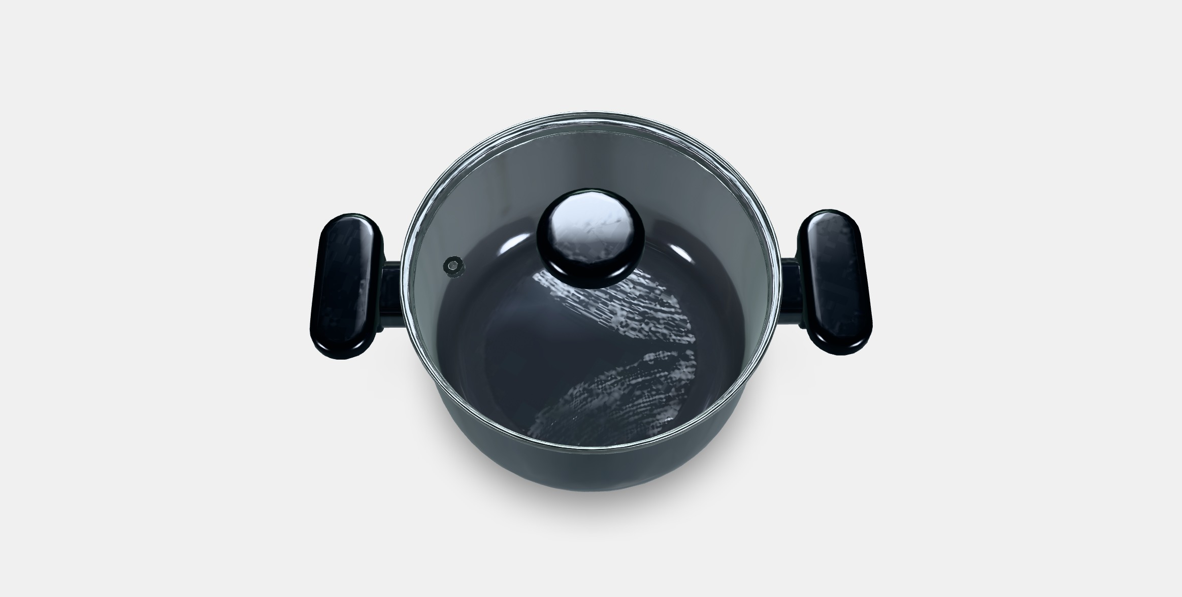 MIDDAGSMAT Pot with lid Low-poly 3D model_6