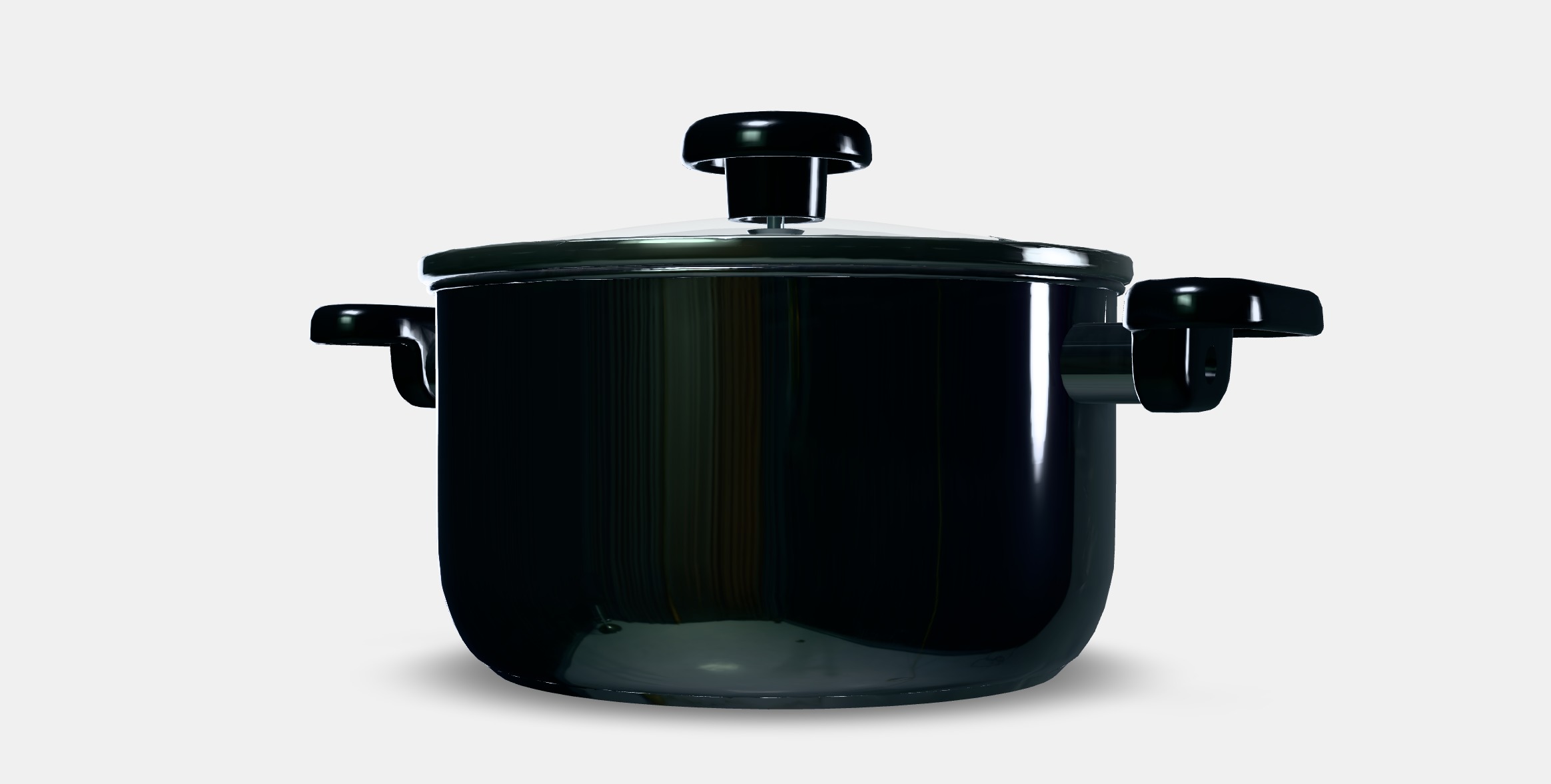 MIDDAGSMAT Pot with lid Low-poly 3D model_13