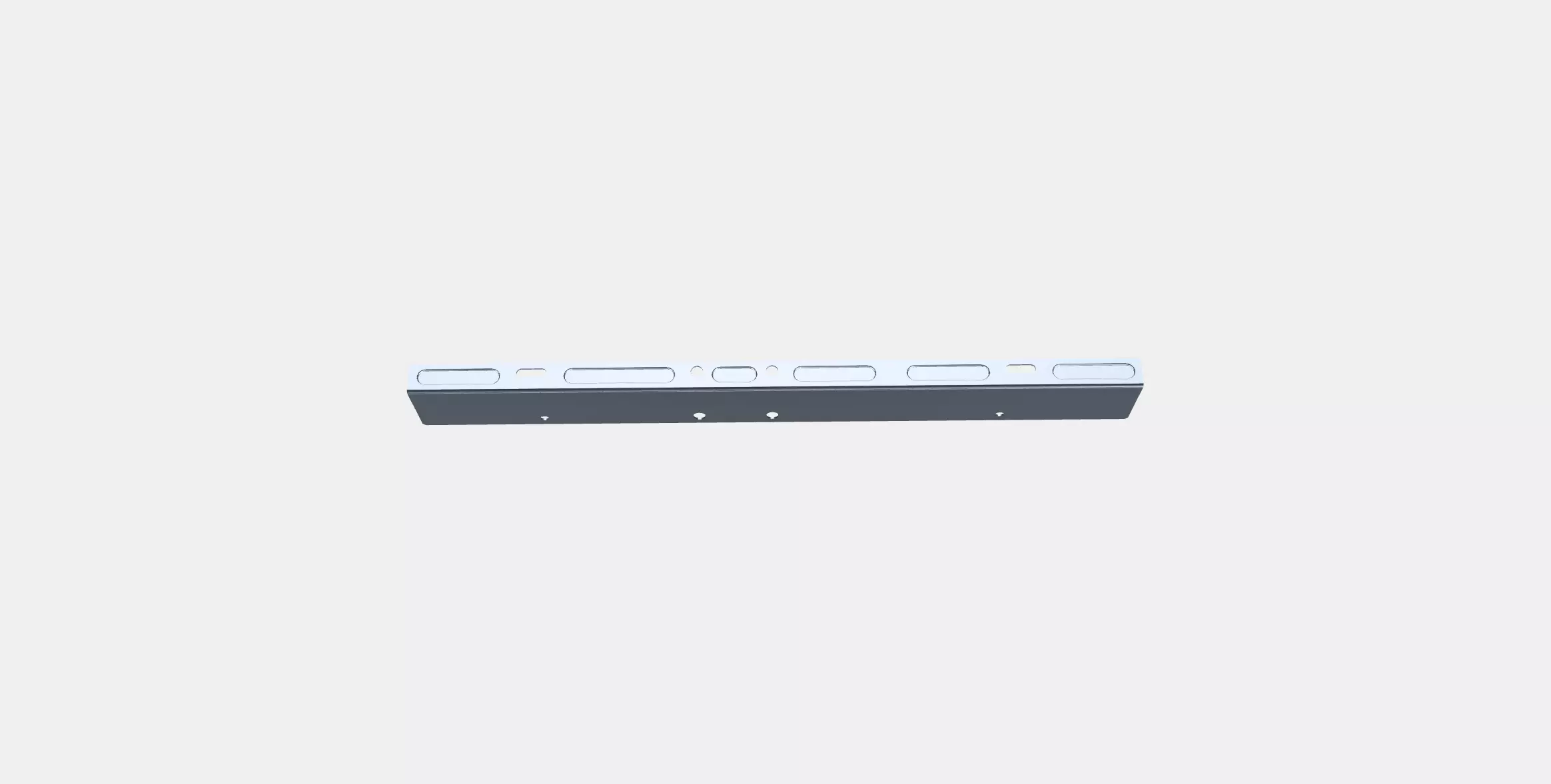 FIXA Worktop support fitting Low-poly 3D model