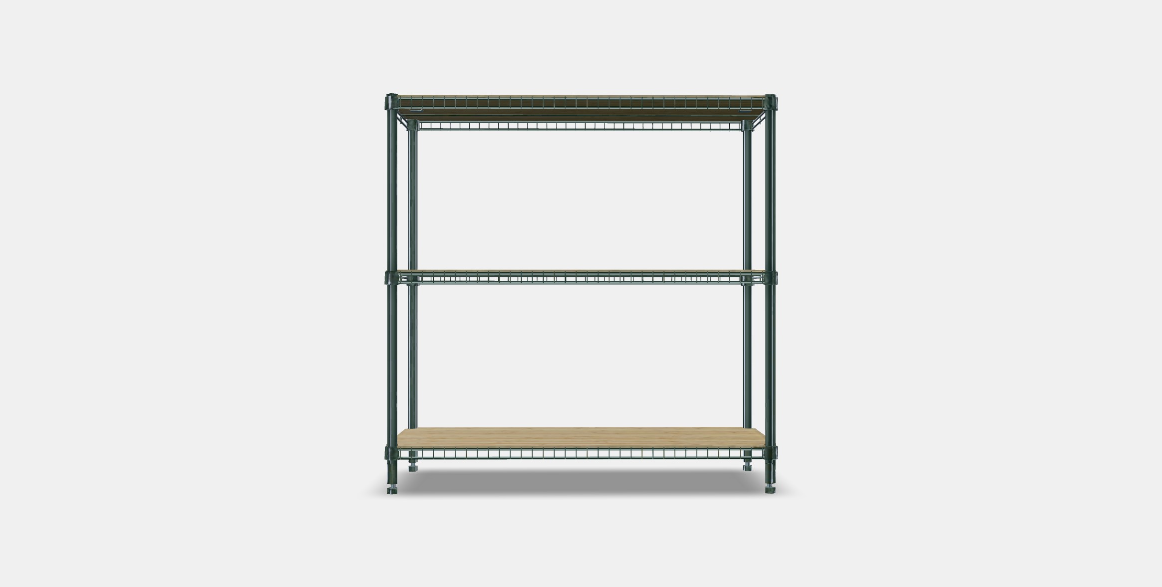 OMAR 1 shelf section 2 Low-poly 3D model_9