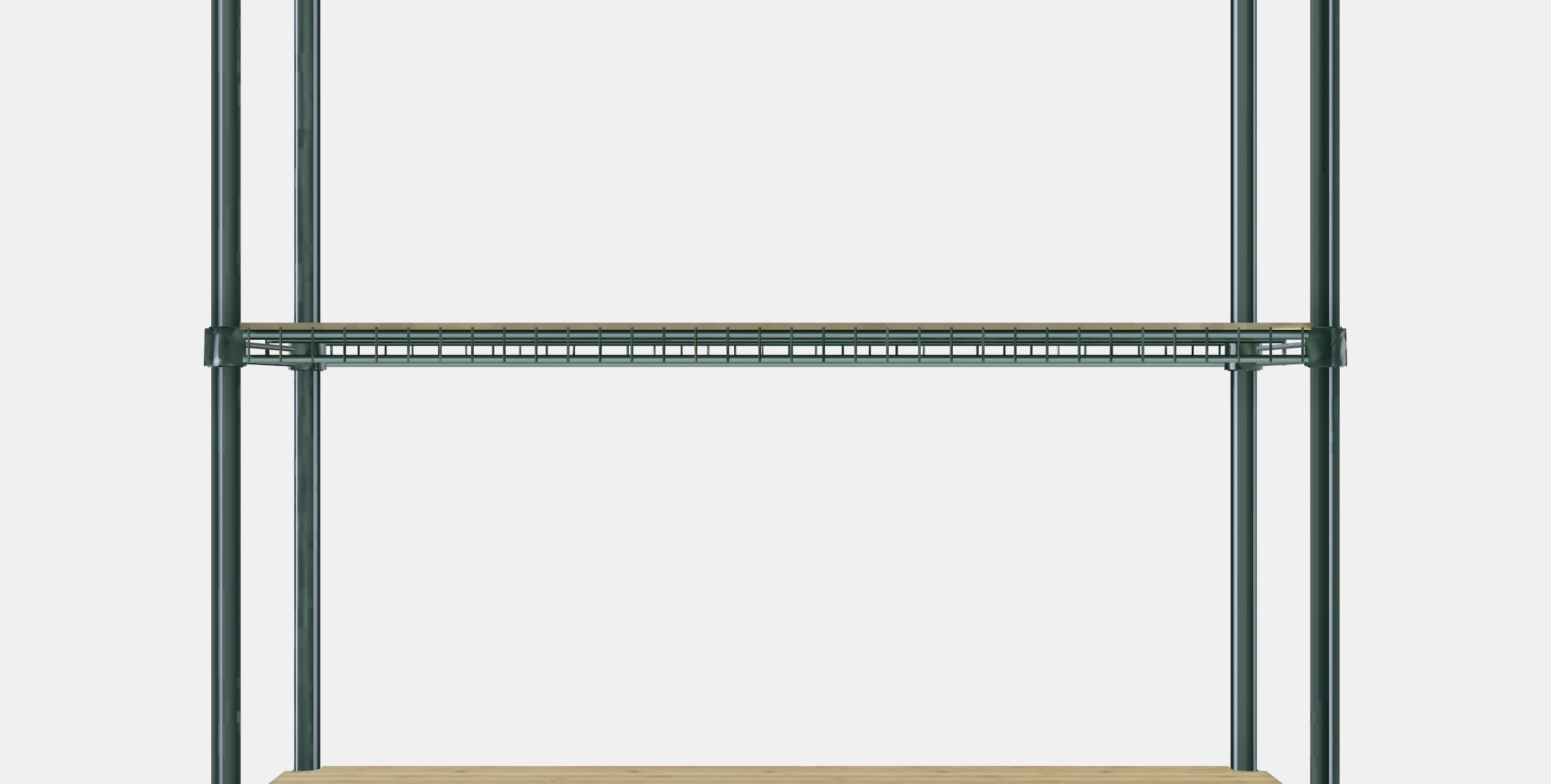 OMAR 1 shelf section 2 Low-poly 3D model_11