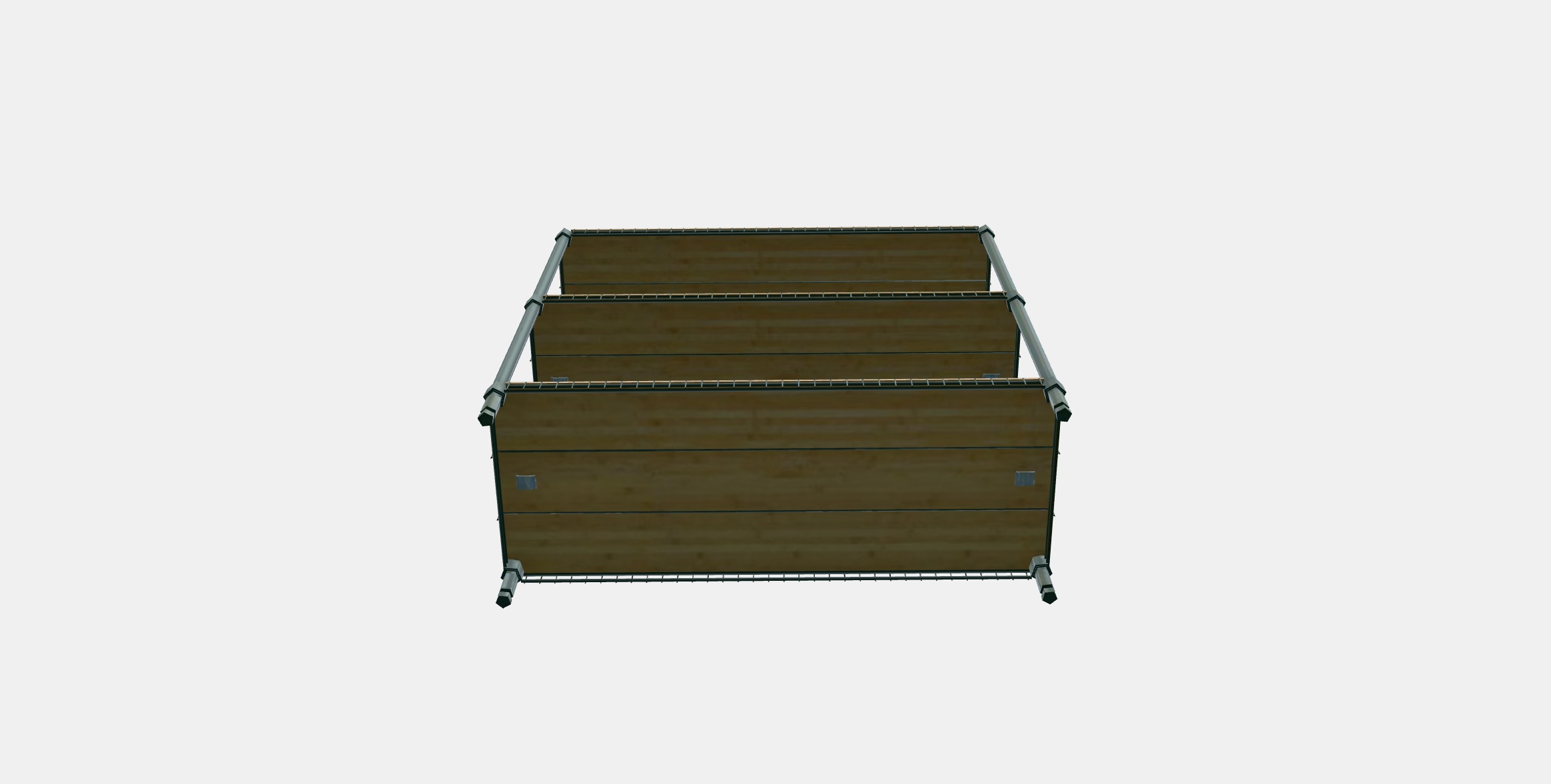 OMAR 1 shelf section 2 Low-poly 3D model_6