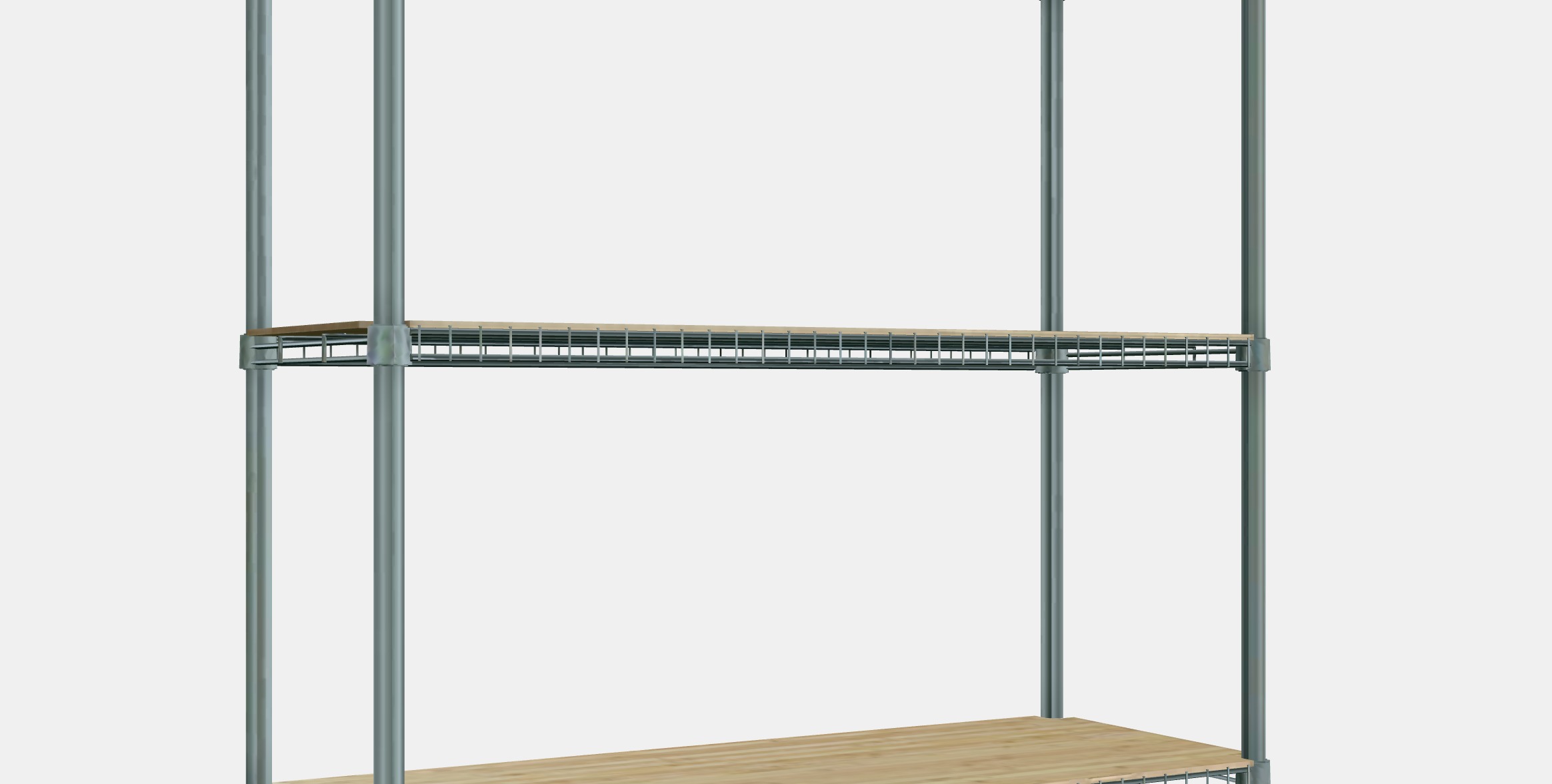 OMAR 1 shelf section 2 Low-poly 3D model_2