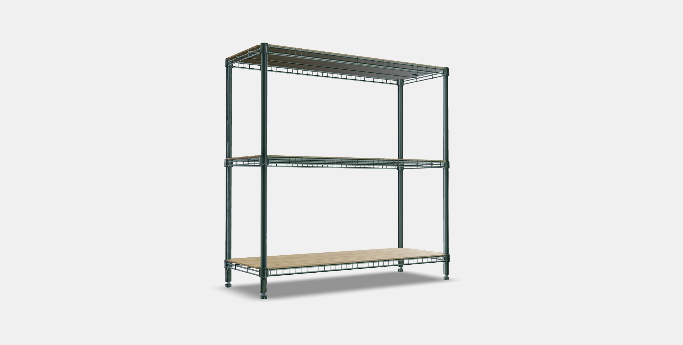 OMAR 1 shelf section 2 Low-poly 3D model_3