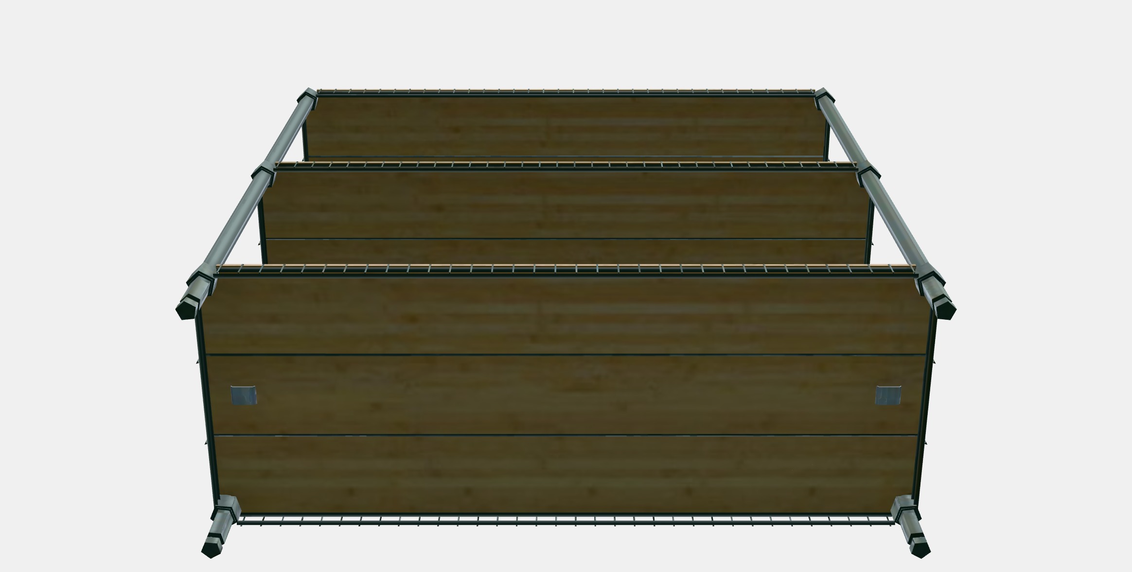 OMAR 1 shelf section 2 Low-poly 3D model_7