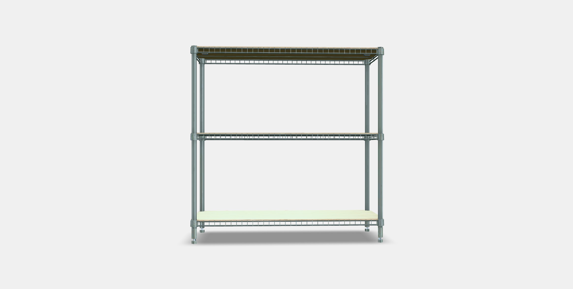 OMAR 1 shelf section 2 Low-poly 3D model_14