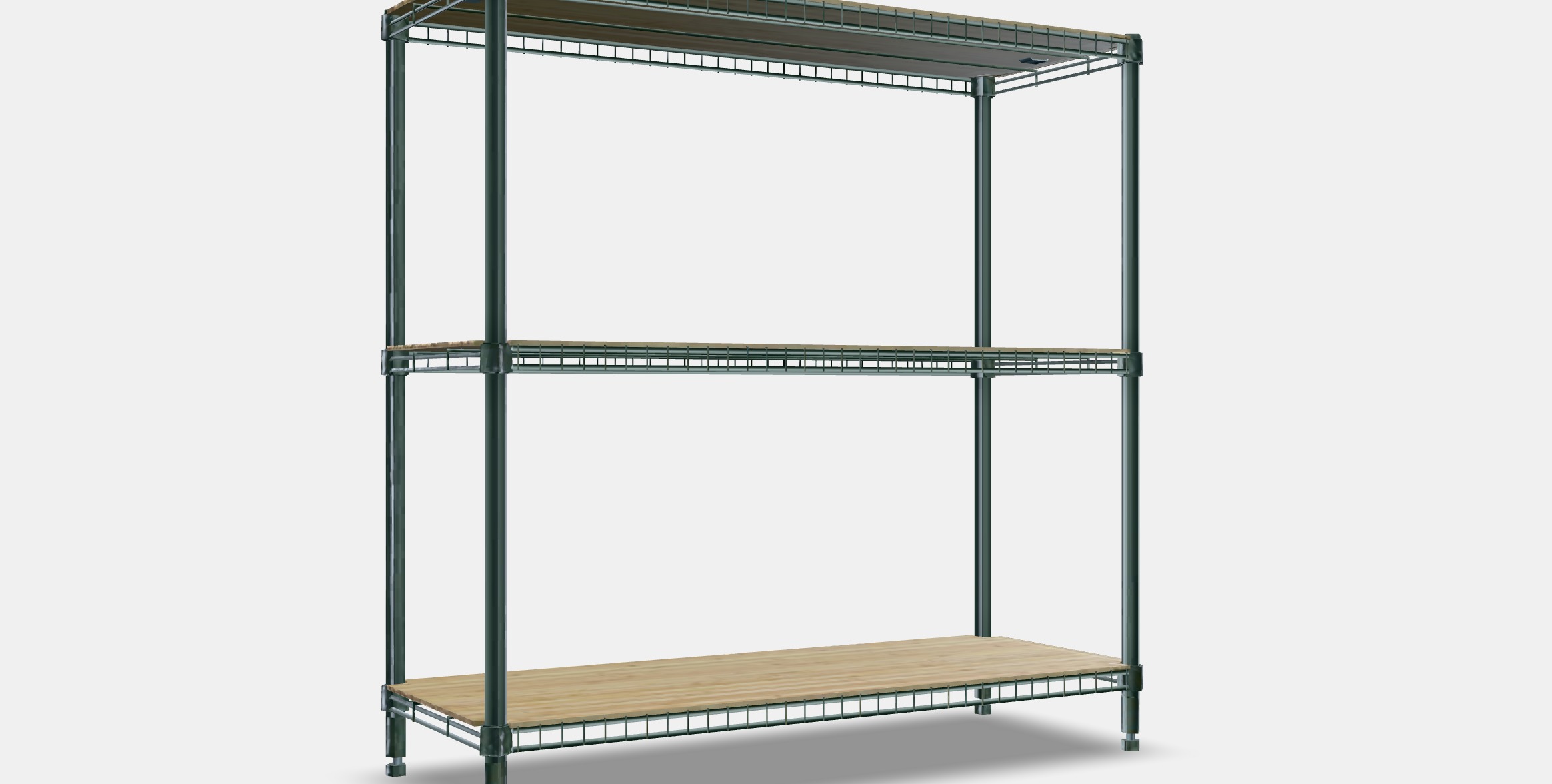 OMAR 1 shelf section 2 Low-poly 3D model_10