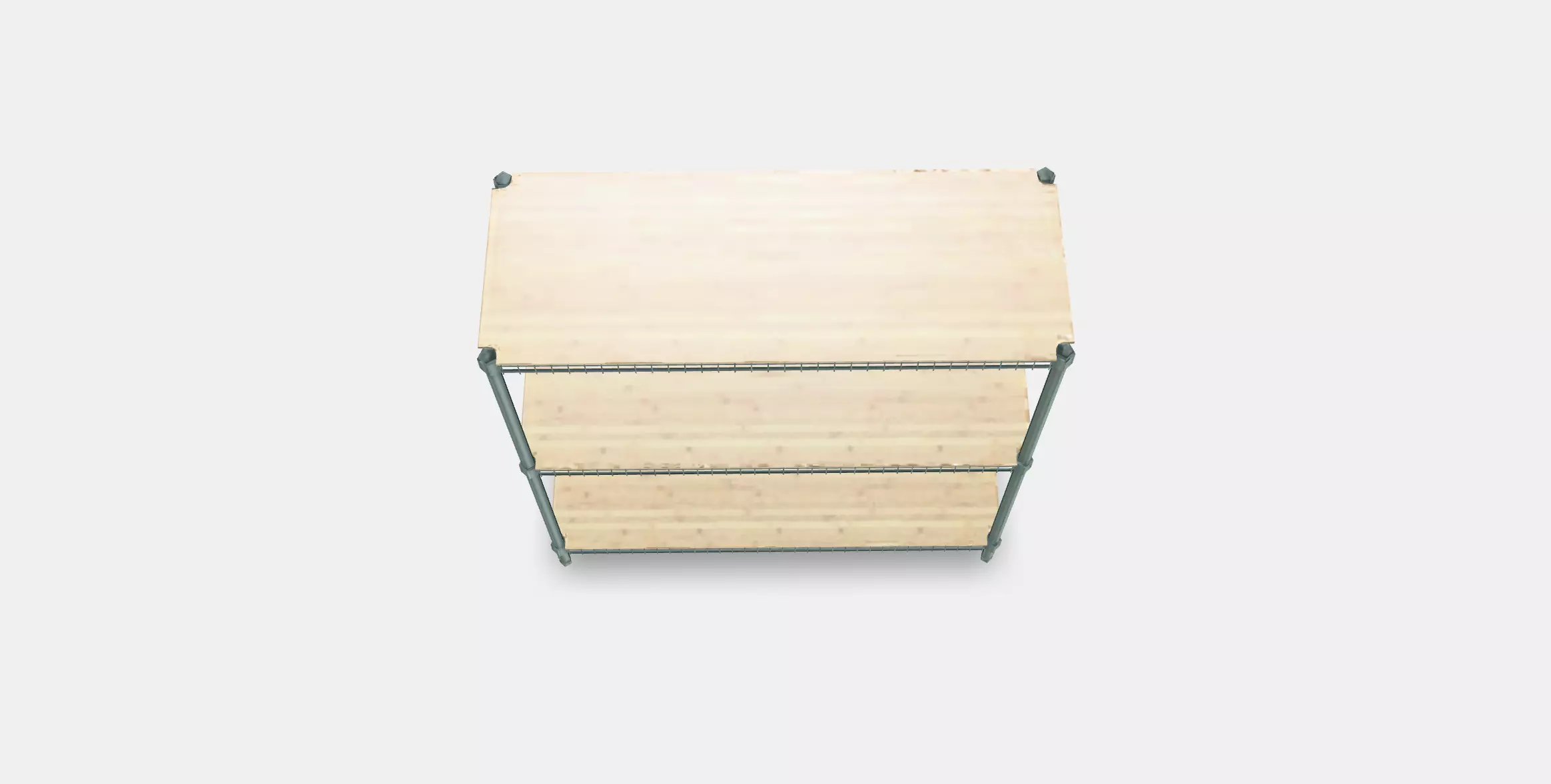 OMAR 1 shelf section 2 Low-poly 3D model_0