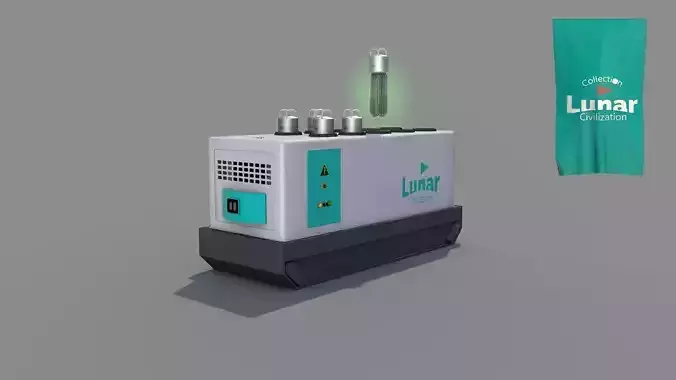 Lunar Power Charger 3D model