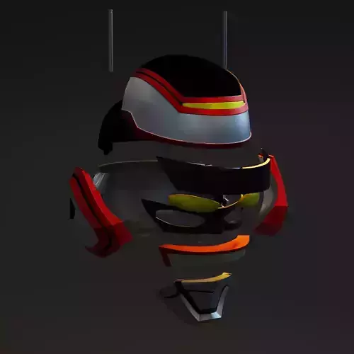 Jaspion Helmet Prop Cosplay  3D print model